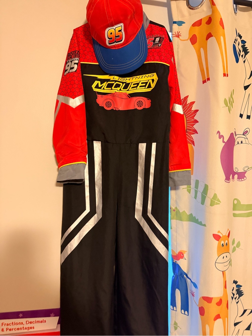 Lightning McQueen Kids Racing Costume - Red & Black